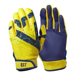 Guantes de bateo de béisbol personalizados de alta calidad para adultos de cuero transpirable antideslizante y resistente al desgaste con logotipo personalizado - Product Image 1