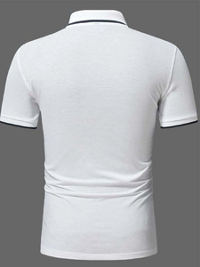 T-shirt de sport blanc à séchage rapide et respirant pour l'entraînement au tennis de table - Product Image 3