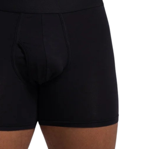 Ensemble de caleçons boxeurs noirs pour hommes, respirants, extensibles, compressifs, anti-humidité, athlétiques, confortables au quotidien - Product Image 4
