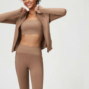 Conjunto de Yoga Personalizado de Marca Privada, Leggings de Compresión y Sujetador Deportivo, Ropa Deportiva - Product Image 3