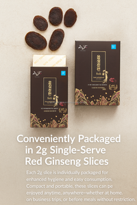 Korean Panax Ginseng Root Slice Pouches 8 Bags Herbal Wellness Snack <b>Gift</b> Set - Product Image 4