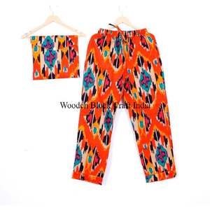 ชุดนอนผ้าฝ้ายแท้ 100% ทำมือสำหรับผู้หญิง พร้อมกระดุมปิด ปกคอพับได้ มีกระเป๋า กระเป๋าเข้าชุด ใส่สบาย - Product Image 3