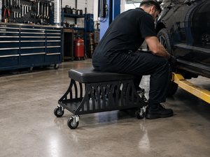 Wholesale Heavy Duty Mechanic Rolling <b>Stool</b> with <b>Wheels</b> 400lb Load Garage Workshop Creeper Seat with Swivel Casters GAPGAR020 - Product Image 1