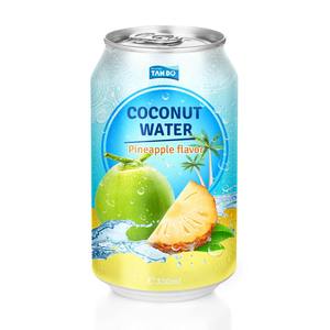 Bebida de Agua de Coco 100% Natural de Marca Privada, Diseño de Muestra Gratuita OEM, Bebida Tan Do en Latas de Aluminio de 250ml/330ml/500ml, Vietnam - Product Image 3