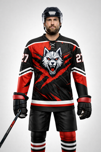 Nouveau Maillot de Hockey sur Glace Unisexe 2026 Style Personnalisé pour Joueurs Professionnels en Polyester Respirant Séchage Rapide Haute Qualité Coupe Ample 220g - Product Image 4