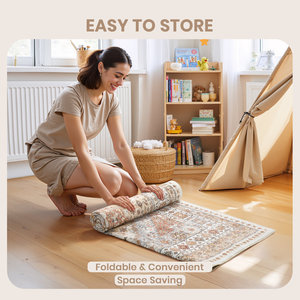 Alfombra y Tapete de Lujo Antideslizante de Jacquard Tejido Wilton de 10 mm de Grosor para Sala de Estar, Hecho a Máquina - Product Image 4