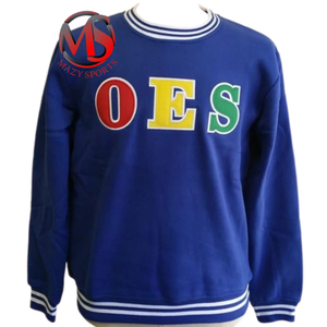 T-shirt pour femmes Sorority avec lettres brodées appliquées, col rond, devant rayé, style streetwear, coton/polyester - Product Image 2