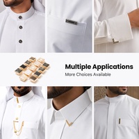 Bouton-pression en métal Zamak APEX, personnalisé avec logo de marque, OEM ODM, bouton-pression de luxe pour Dishdasha Kandura