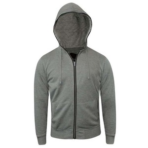 Survêtement gris pour homme avec blocs de couleur, fermeture éclair intégrale, col montant, coupe décontractée, en polyester et coton, pour l'automne, avec poches latérales - Product Image 6