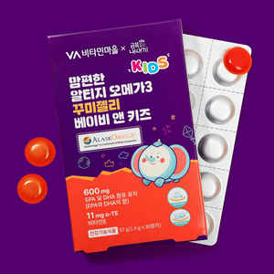 Gomitas de Omega-3 RTG para Niños de Premium Vitamin Village, Alta Pureza 91% EPA DHA Vitamina E, 1 Barra Diaria, Salud Cerebral y Ocular, Corea - Product Image 2