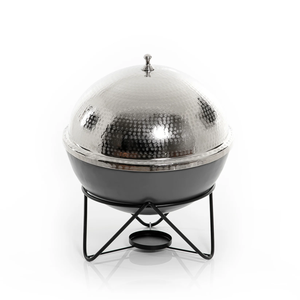 Réchaud de buffet de luxe en acier inoxydable avec couvercle hydraulique pour la présentation alimentaire en restauration - Product Image 4