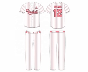 Uniforme de béisbol personalizado Sublimación Diseño de color Jersey y pantalones Ropa de béisbol deportiva - Product Image 1