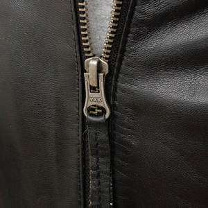 <b>Men's</b> High Quality Canvas Quick Dry Casual Winter Stand Collar Leather <b>Jacket</b> Top Selling High Street Style Front Logo - Product Image 5