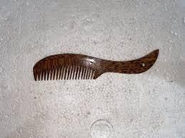 Eco Friendly <b>Coconut</b> Wood <b>Hair</b> Comb Natural Wooden Comb for Sustainable Beauty and Personal Care - Product Image 4