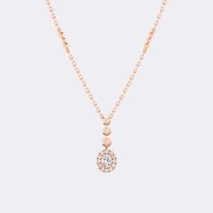 Collar de Plata de Ley 925 con Diamante Cultivado en Laboratorio de Corte Brillante Redondo para Mujer, Regalo de Boda de Lujo, Certificado IGI SGL, 0.70ctw - Product Image 6