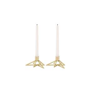 Candelabro de metal pulido para velas, elegante y lujoso, para bodas, eventos festivos, decoración del hogar, para mesa. - Product Image 2