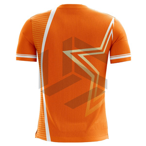 Wholesale Price Stock Unisex Soccer Jersey Customized Logo Design Breathable Moisture-Wicking Anti-UV Custom Team <b>Name</b> Short - Product Image 3