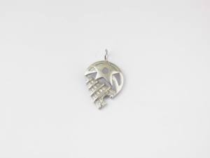 Collar de estrella fugaz hecho a mano en plata de ley 925 - Colgante de circonita cúbica para mujer - Product Image 4