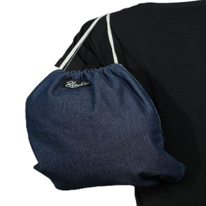 Sac à dos écologique imperméable en coton biologique avec cordon de serrage et dossier ergonomique, capacité 23L, idéal pour la gym, les voyages et les activités de plein air - Product Image 3