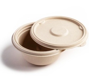 Recipiente Desechable Moderno de 1000 ml con Tapa, Moldeado en Pulpa, de Alta Demanda Global, Ecológico, Biodegradable, para Almacenamiento de Alimentos - Product Image 3