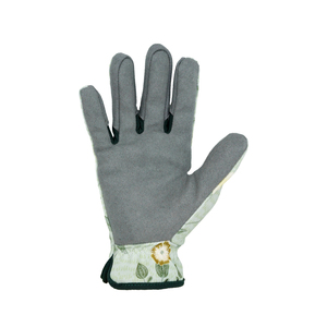 Floral Pattern <b>Garden</b> <b>Gloves</b> Cotton Material Anti Slip Textured Fingertips Elastic Wristband General Purpose Safety <b>Gloves</b> - Product Image 3