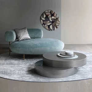 Solea Curve Chaise longue moderne avec accoudoirs pour le salon et les espaces intérieurs - Product Image 6