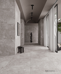 Carreaux de porcelaine rustiques Breccia Imperial Grigio |   Finition mate 600x1200mm |   Carreaux muraux/solaires pour l'intérieur de la salle de bain |   Résistant aux acides - Product Image 6
