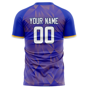 เสื้อฟุตบอลแบบแห้งเร็ว พิมพ์ลายดิจิตอลแบบซับลิเมชั่น ผลิตตามสั่ง ขายส่ง ดีไซน์ใหม่ ผลิตเสื้อฟุตบอลสำหรับทีม - Product Image 3