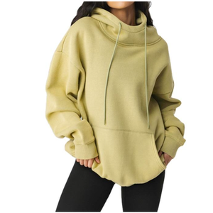 Sudaderas con Capucha para Mujer, Directas de Fábrica, 100% Algodón Grueso, Personalizadas, Extra Grandes, con Hombros Caídos, Lisas - Product Image 1