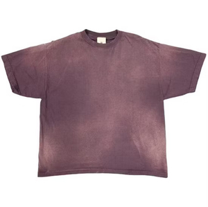 T-shirt Boxy Court à Épaules Tombantes Personnalisé pour Homme, Effet Délavé au Soleil et Acide, Coton Lourd Respirant, Coupe Oversize, Fournisseur - Product Image 1