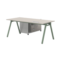 Banc de bureau modulaire extensible moderne en fonte d'acier, mobilier de direction, cadre de table en métal, structure de table de bureau