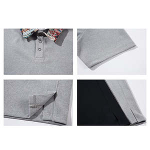 Polo de Hombre con Bloques de Color, Manga Corta, Blanco, Azul Marino y Rojo, Diseño a Rayas en Contraste, Corte Ajustado Informal, Ropa de Verano, Suave - Product Image 6