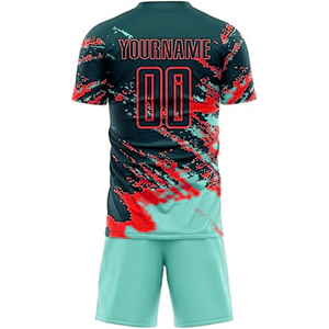 เสื้อฟุตบอลแบบสั่งทำคุณภาพดีที่สุด ดีไซน์เองได้ สำหรับทุกเพศ ทุกวัย พิมพ์ลายใหม่ล่าสุดสำหรับตลาดสหรัฐอเมริกาและยุโรปปี 2026 - Product Image 6