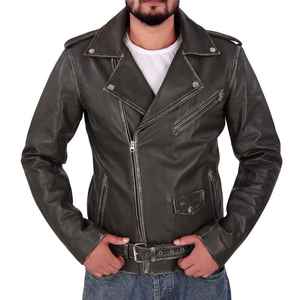 Veste en cuir d'agneau noir pour homme de haute qualité, nouvelle mode, vestes en cuir pour homme, vestes en cuir confortables pour homme - Product Image 1