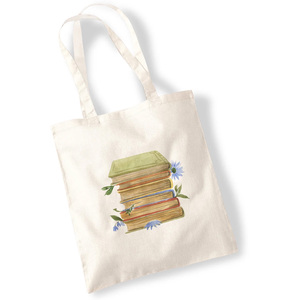 Sac de courses réutilisable avec motif imprimé et poignées, sac fourre-tout en toile personnalisé, sac de courses réutilisable - Product Image 6