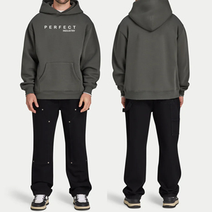 Casual <b>Men's</b> <b>Tracksuit</b> Breathable and Comfortable Oversize <b>Men's</b> Track Suit Hooded Set 100% Cotton <b>Tracksuits</b> for Jogging - Product Image 3