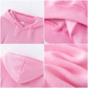 Sweat-shirts surdimensionnés pour hommes, style streetwear, effet usé, personnalisables OEM, 100% coton molletonné 330g, impression sérigraphique, motif uni - Product Image 4