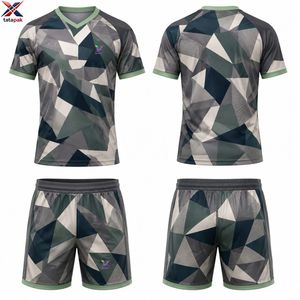 Wholesale Custom <b>Soccer</b> Jersey Uniform Heat-Transfer Printed Short Sleeve Breathable Moisture-Wicking Team Jersey OEM Adult Wear - Product Image 1