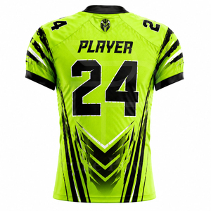 Vente en gros d'uniformes de football américain, ensemble de maillots et de pantalons personnalisés, 100% polyester, vêtements de sport respirants et performants, fournisseur - Product Image 3