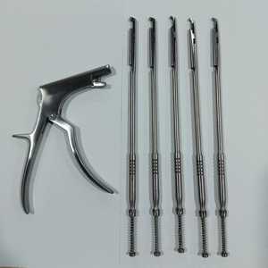 Juego de Rongeurs Rotatorios Kerrison Premium de Acero Inoxidable, Instrumentos para Cirugía de Columna Vertebral, Disponibles con Mango de Silicona, Salaar Industry - Product Image 3