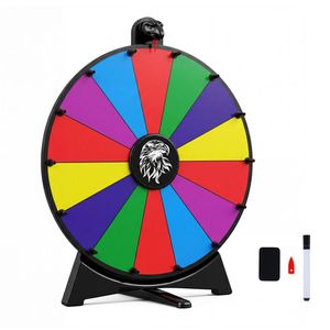 Ruota della Fortuna Multicolore a 24 Perni con Supporto Pieghevole per Giochi da Tavolo o Verticali - Product Image 4