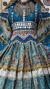 Nouvelle arrivée, robes de mariée afghanes ethniques, longues jusqu'au sol, pour femmes adultes, faites à la main, brodées, à manches longues, avec décoration en dentelle - Product Image 3