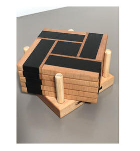 Nouveau décoratif pour la cuisine et la table sous-verre en bois naturel nouveau design fantaisie sous-verres en bois de meilleure qualité - Product Image 3