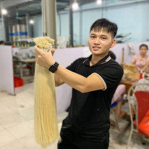 Extensiones de cabello Remy ruso de alta calidad, precio al por mayor, el mejor Color Rubio, sedoso, recto, sin procesar, cabello virgen crudo a granel - Product Image 4