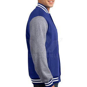 เสื้อแจ็คเก็ต Letterman แบบสั่งทำพิเศษ ผ้าคอตตอนผสมที่ทนทาน เหมาะสำหรับโรงเรียน ชมรม และทีม เสื้อแจ็คเก็ต Letterman สำหรับใส่เล่นกีฬา - Product Image 5