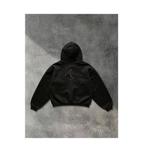 Rhinestone & Crystal <b>Work</b> Graphic Hoodies Custom Design Pullover <b>Sweatshirt</b> Style Streetwear Hoodie for Men and Women - Product Image 2