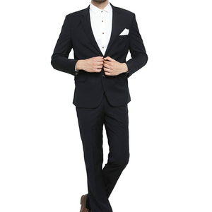 Veste de costume ajustée à simple boutonnage, col cranté, 3 pièces ou 2 pièces, pour mariage ou tenue formelle – MOQ 1 pièce – Tendance et populaire - Product Image 1