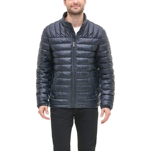 <b>Men</b>’s Winter Puffer Jacket Leather Look <b>Hooded</b> <b>Coat</b> <b>Fur</b> Trim Warm Quilted Jacket Casual Outdoor Fashion OEM Private Label - Product Image 4