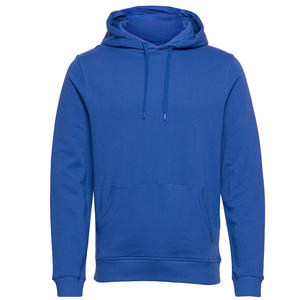 Sudadera con Capucha de Forro Polar para Hombre, Color Sólido, Bordada, Corte Regular, Tejida, Informal, con Bolsillo Delantero, para Invierno - Product Image 3