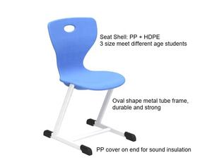 Mobilier scolaire de taille moyenne, bureau et chaise d'étudiant - Product Image 5